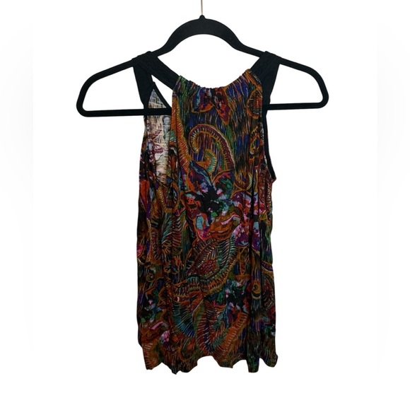 Nwt Cable & Gauge Colorful Tropical Floral Sleeveless Top - Picture 2 of 5